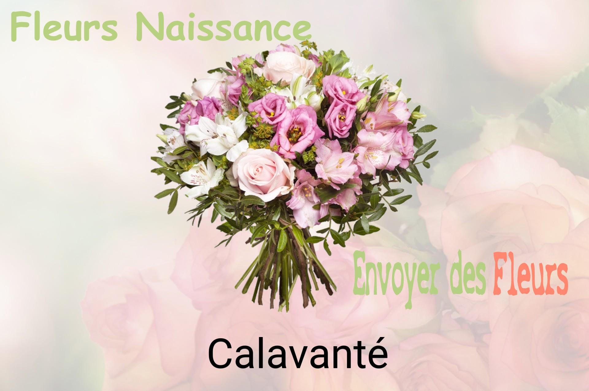 Bouquet de fleurs de naissance livré à Calavanté
